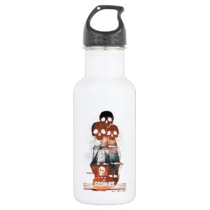 The Goonies Pirate Ship Silhouette Graphic 532 Ml Water Bottle