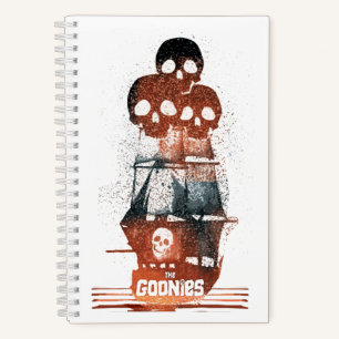 The Goonies Pirate Ship Silhouette Graphic Notebook