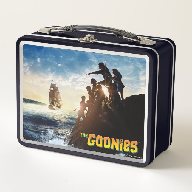 The Goonies Pirate Ship Theatrical Art Metal Lunch Box (Front)