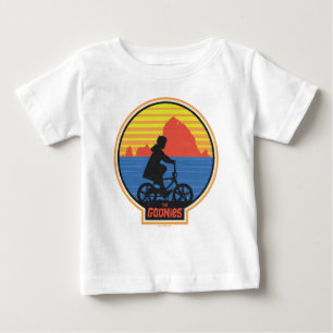 The Goonies Retro Mikey Riding Bike Graphic Baby T-Shirt