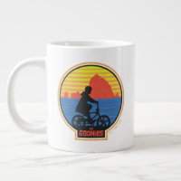 The Goonies Retro Mikey Riding Bike Graphic