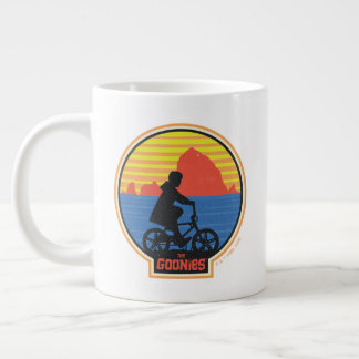 The Goonies Retro Mikey Riding Bike Graphic Large Coffee Mug