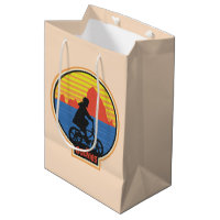 The Goonies Retro Mikey Riding Bike Graphic