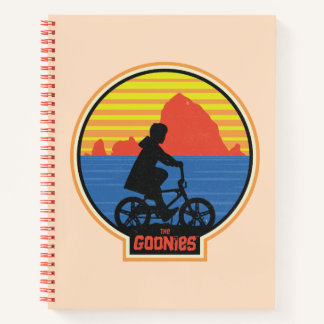 The Goonies Retro Mikey Riding Bike Graphic Notebook