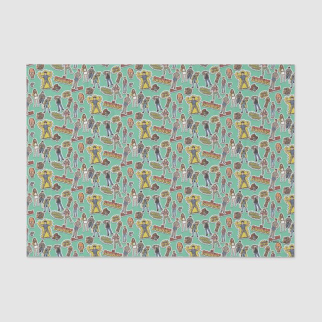 The Goonies Retro Sticker Pattern Tissue Paper (Front)