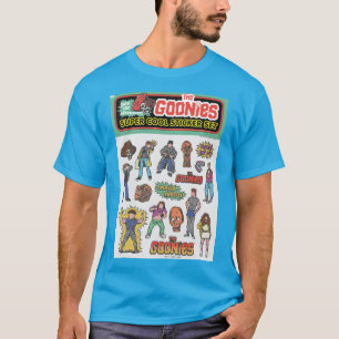 The Goonies Retro Sticker Sheet Graphic T-Shirt