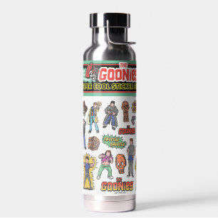The Goonies Retro Sticker Sheet Graphic Water Bottle