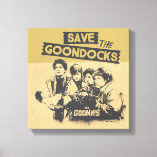 The Goonies "Save The Goon Docks" Canvas Print