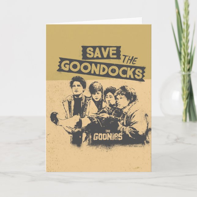 The Goonies "Save The Goon Docks" Card (Front)