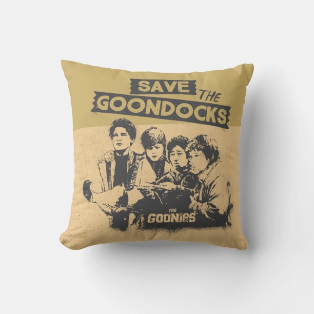 The Goonies "Save The Goon Docks" Cushion (Front)