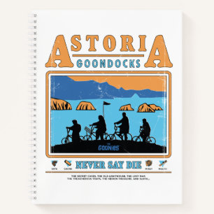 The Goonies Silhouettes Over Astoria Goondocks Notebook