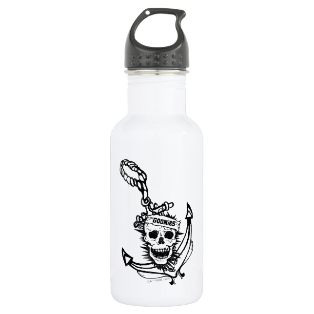 The Goonies Skull & Anchor Graphic 532 Ml Water Bottle (Front)