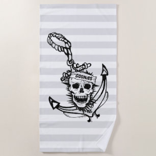 The Goonies Skull & Anchor Graphic Beach Towel