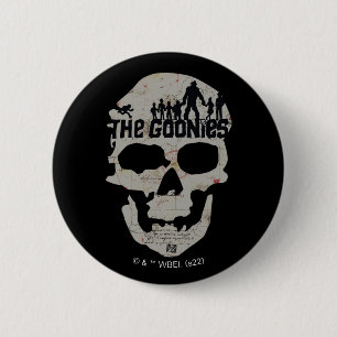 The Goonies Skull Silhouette Graphic 6 Cm Round Badge