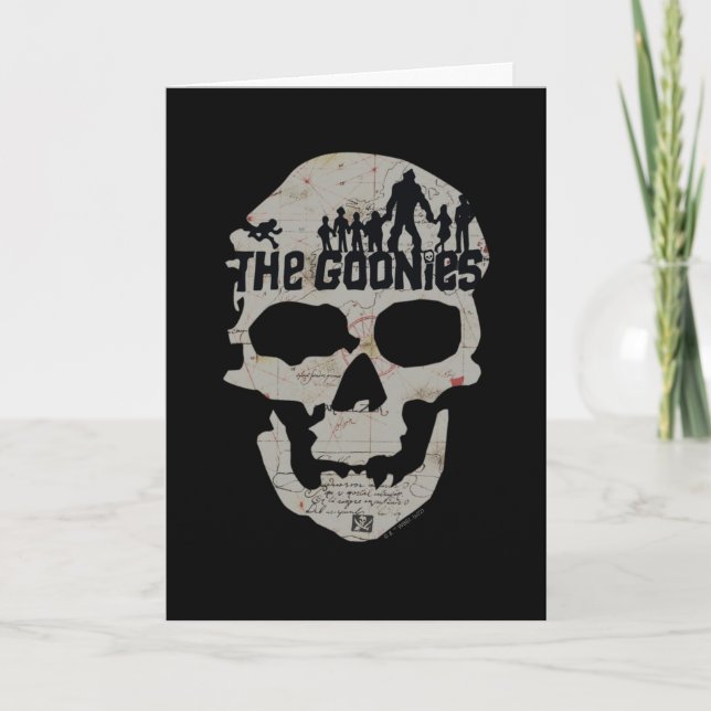 The Goonies Skull Silhouette Graphic Card (Front)
