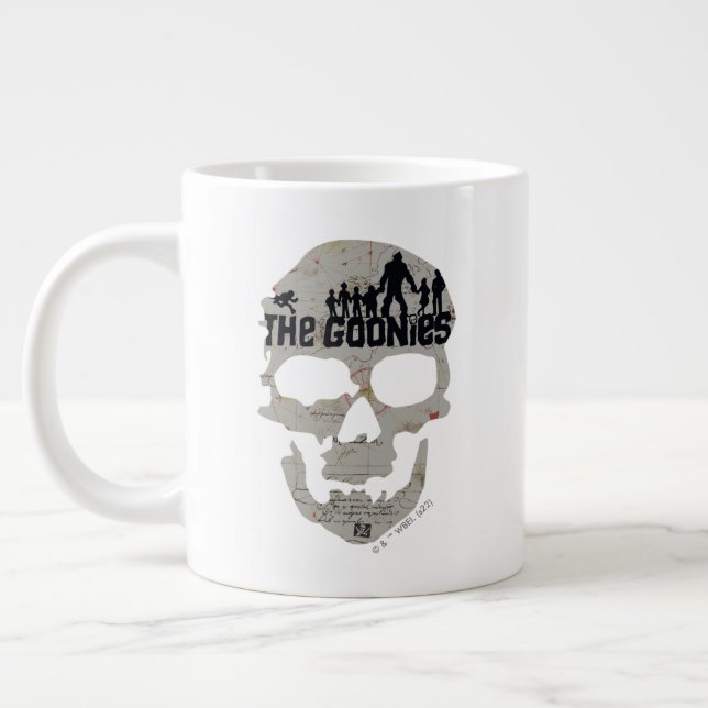 The Goonies Skull Silhouette Graphic Large Coffee Mug (Left)