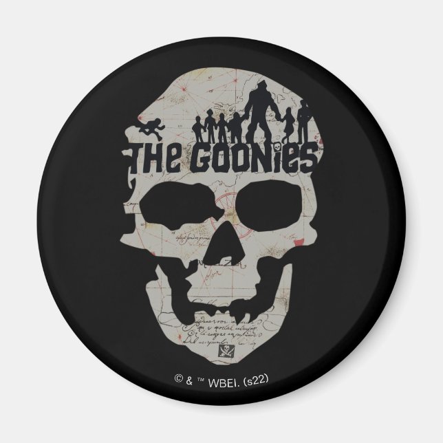 The Goonies Skull Silhouette Graphic Magnet (Front)