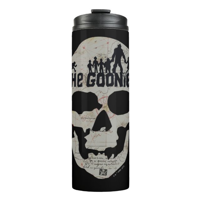 The Goonies Skull Silhouette Graphic Thermal Tumbler (Front)