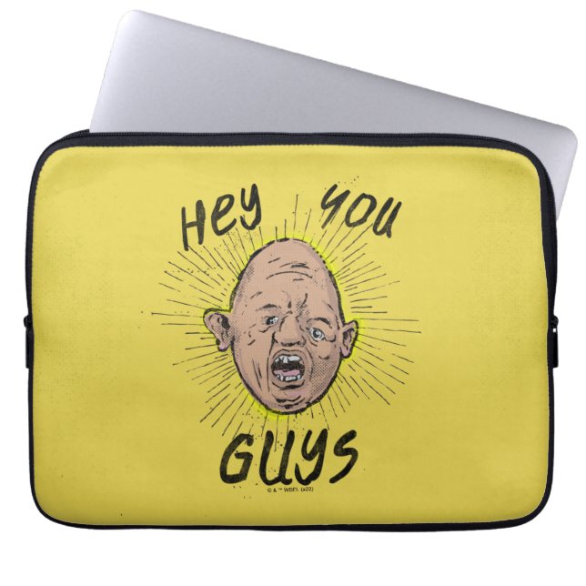 The Goonies Sloth Doodle "Hey You Guys" Laptop Sleeve (Front)