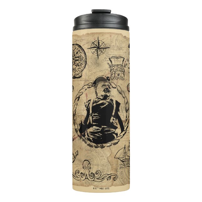 The Goonies Sloth Treasure Map Thermal Tumbler (Front)
