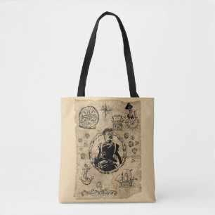 The Goonies Sloth Treasure Map Tote Bag