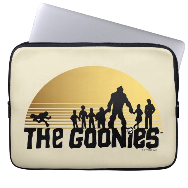 The Goonies Sunset Silhouette Graphic Laptop Sleeve (Front)