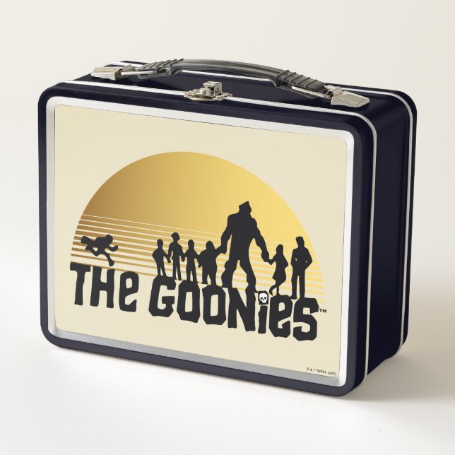 The Goonies Sunset Silhouette Graphic Metal Lunch Box (Front)