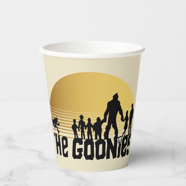 The Goonies Sunset Silhouette Graphic Paper Cups (Front)