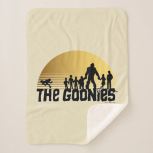 The Goonies Sunset Silhouette Graphic Sherpa Blanket