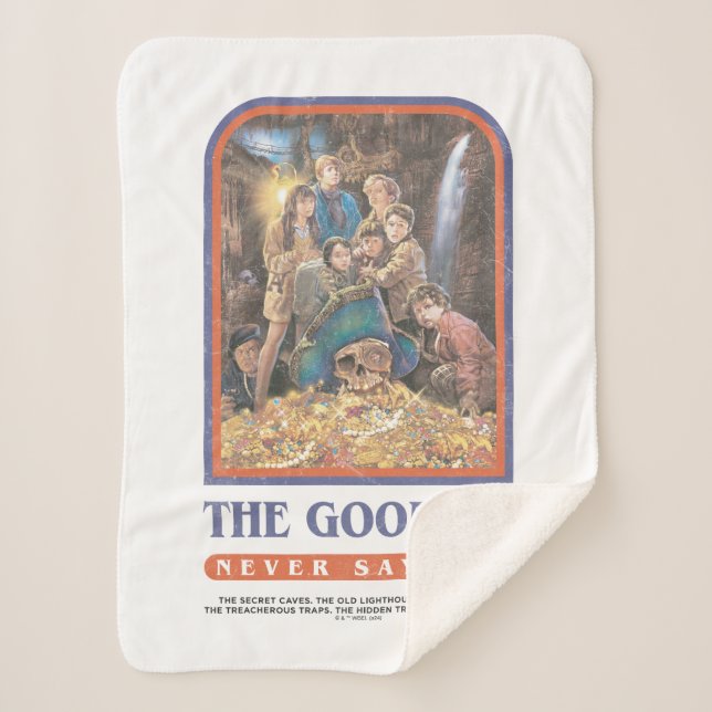 The Goonies Treasure Anniversary Poster Sherpa Blanket (Front)