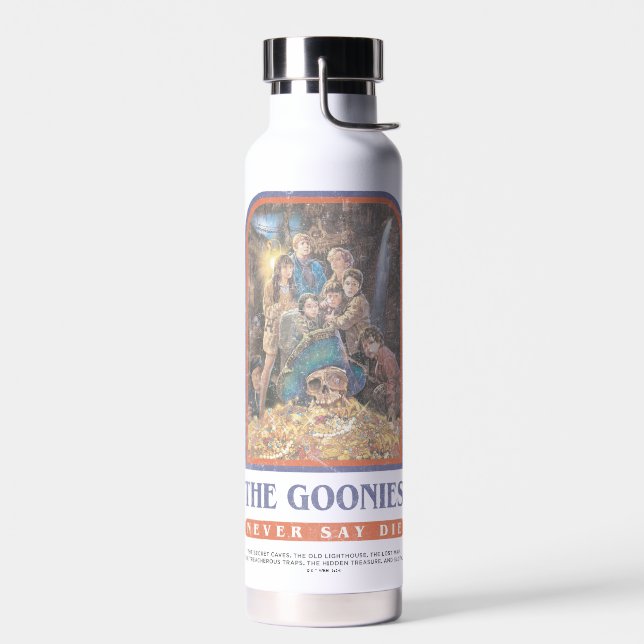 The Goonies Treasure Anniversary Poster Water Bottle (Left)