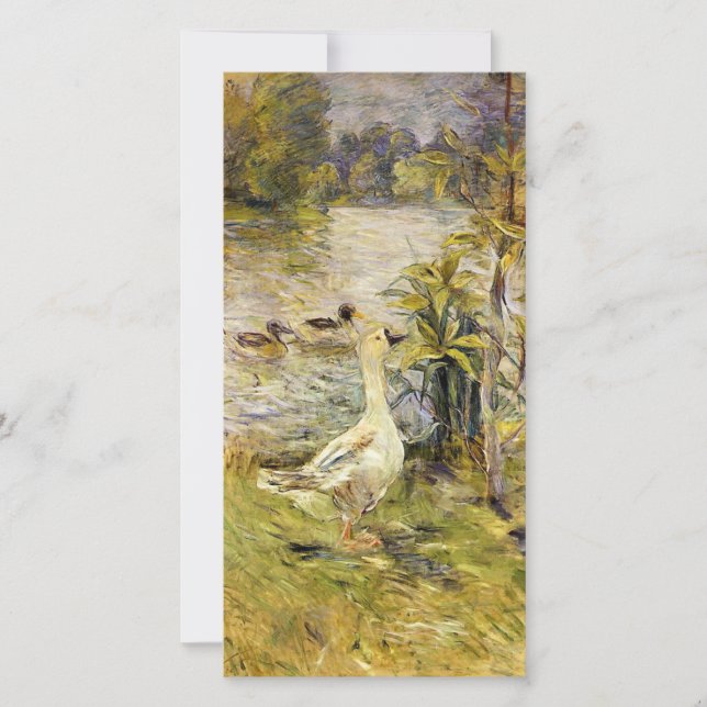 The Goose (by Berthe Morisot) Card (Front)