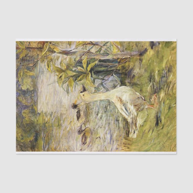 The Goose by Berthe Morisot Tissue Paper (Front)