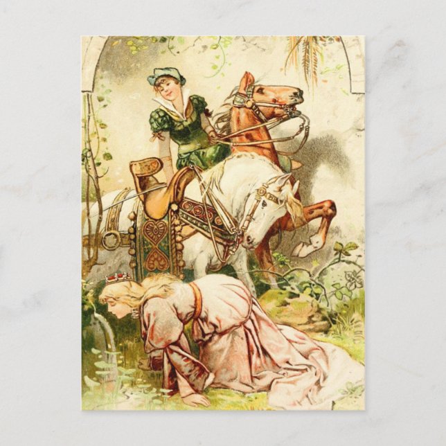 The Goose Girl Postcard (Front)