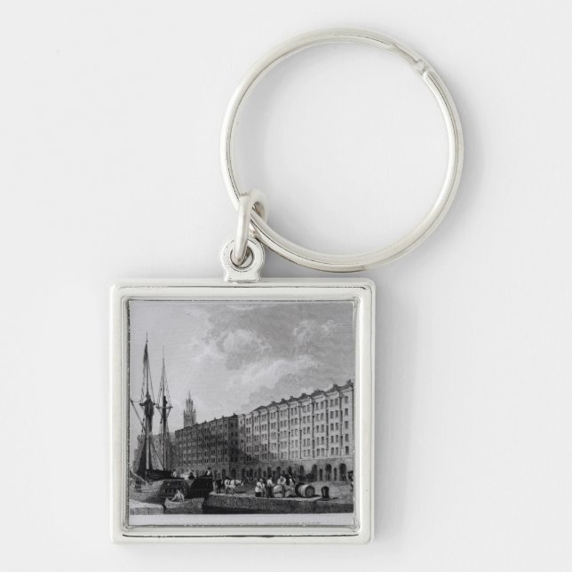 The Goree Warehouse, George's Dock, Liverpool Key Ring (Front)