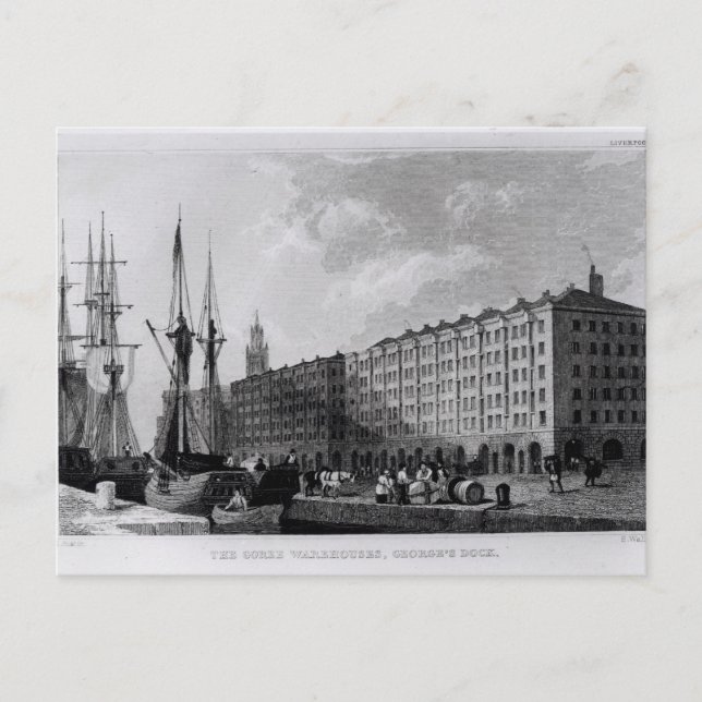 The Goree Warehouse, George's Dock, Liverpool Postcard (Front)