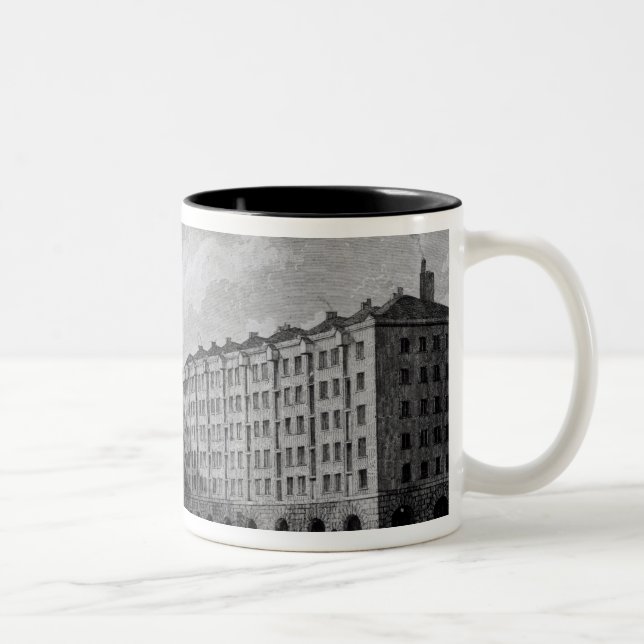 The Goree Warehouse, George's Dock, Liverpool Two-Tone Coffee Mug (Right)