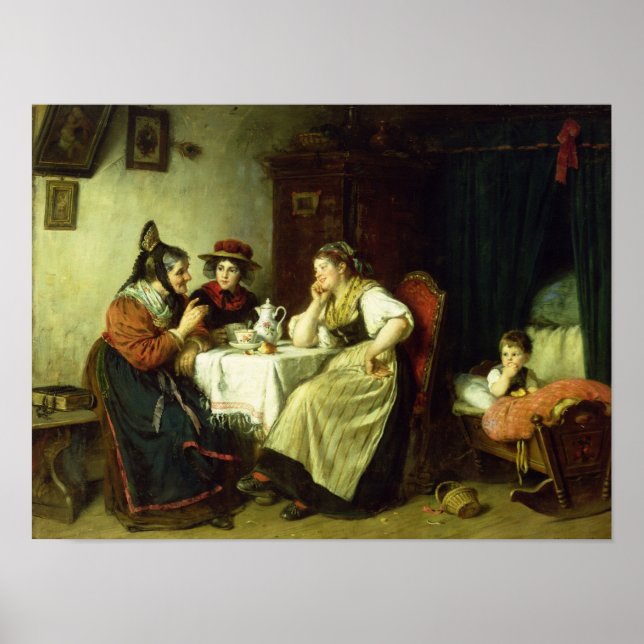 The Gossips, 1887 Poster (Front)