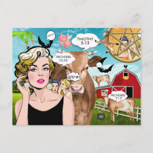 The Gossips 2 Postcard