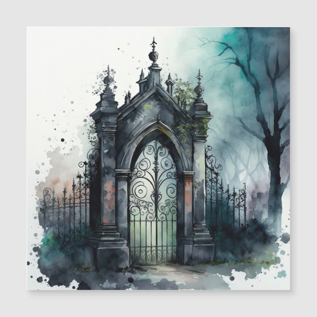 The Gothic Cemetery Gate Series Design 11 (Front)