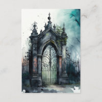 The Gothic Cemetery Gate Series Design 11