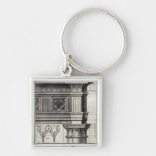 The Gothic Entablature Key Ring