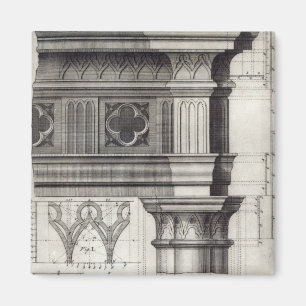 The Gothic Entablature Magnet