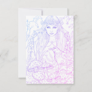 The Gothic Witch Thank You Card