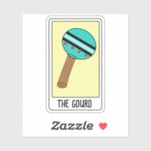 The Gourd-Tarot Card- Vinyl Sticker