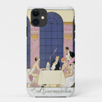 The Gourmands, 1920-30 (pochoir print)
