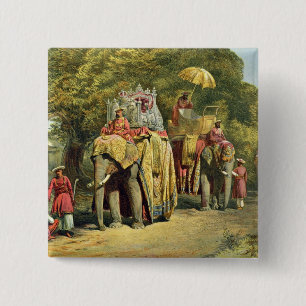 The Governor-General's State Howdah, 1863 (chromol 15 Cm Square Badge