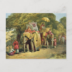 The Governor-General's State Howdah, 1863 (chromol Postcard