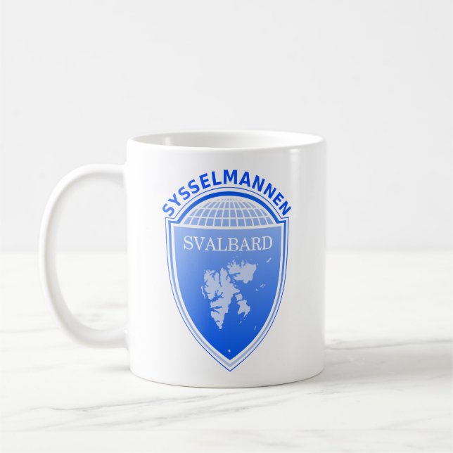 the Governor Svalbard, Norway Coffee Mug (Left)