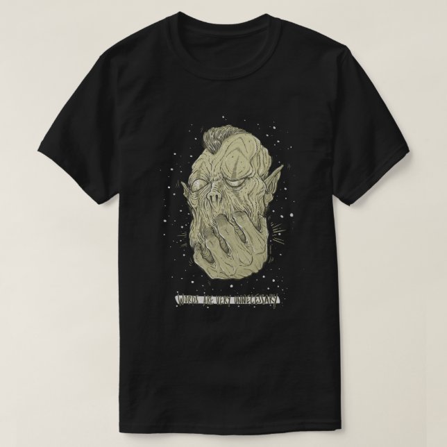 The Grabbing Hands. #enjoythesilence #inblack T-Shirt (Design Front)